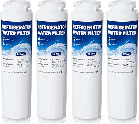 MSWF Water Filter Replacement Compatible with GE MSWF 101820A,101821B, RWF1500A,MSWFDS,Pack of 4,By YPMQY