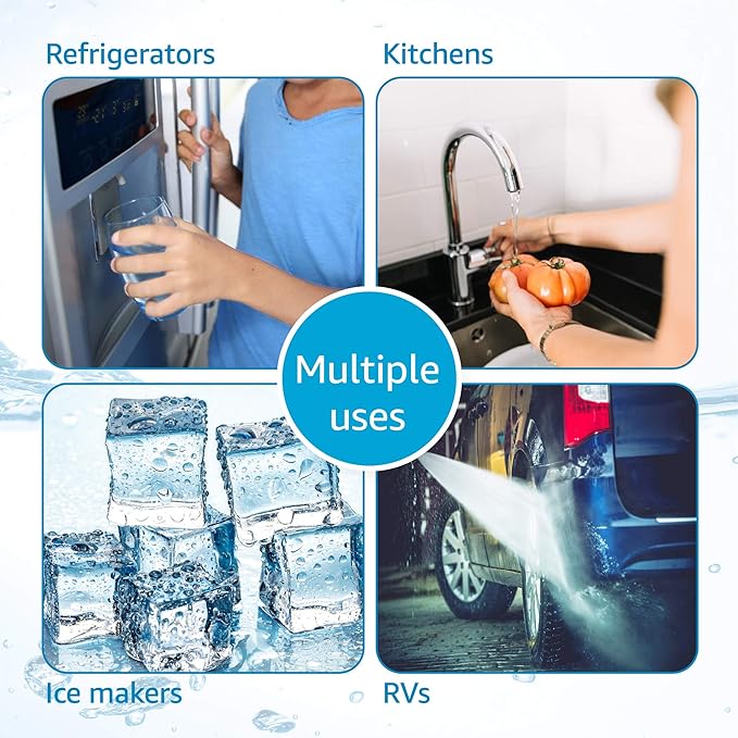 AQUACREST RC 3 EZ-Change Premium Under Sink Water Filter, Replacement for all Culligan EZ Change Water Filter Systems, Including RC-EZ-3, IC-EZ-3, US-EZ-3, RV-EZ-3, RC-EZ-1, RC-EZ-4, 200