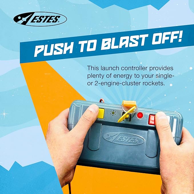 Estes 2240 PS II Launch Controller, Flying-Rocket-Model Launch Controller, Rocket Model Kit Accessories for Ages 10+