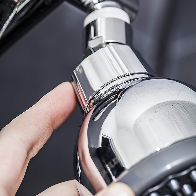 AquaBliss SF220 Multi-Stage Shower Filter w/Replaceable Cartridge - TurboSpa 3 Inch High Pressure Shower Head w/Flow Restrictor - w/ 3 AquaBliss SFC220 Replacement Multi-Stage Shower Filter Cartridge