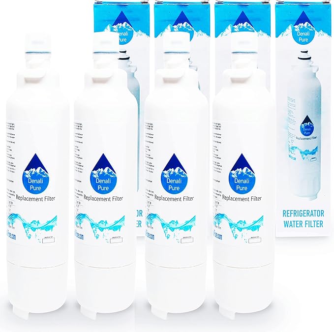 4-Pack Replacement for LG LSXS26386S Refrigerator Water Filter - Compatible with LG LT800P, ADQ73613401 Fridge Water Filter Cartridge