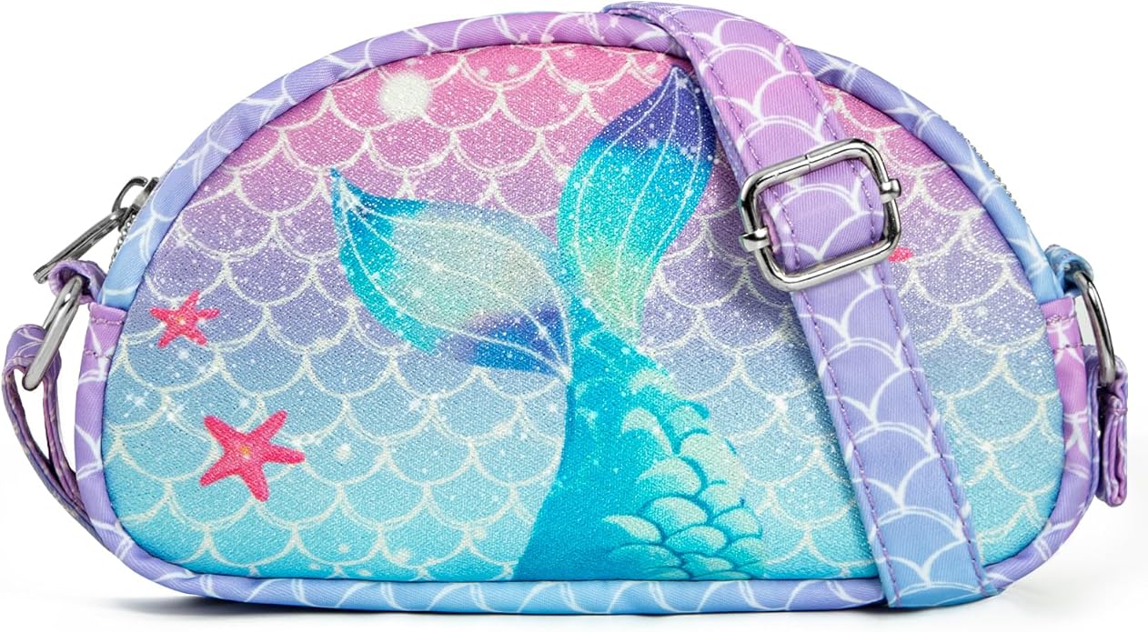 Toddler Purse Easter Basket Stuffers Gifts for Kids: 2 3 4 5 6 7 8 Year Old Girl Birthday Gift, Rainbow Crossbody Bag