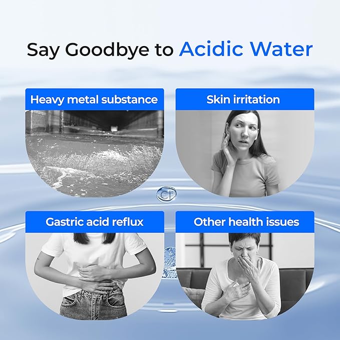 Waterdrop Alkaline LT1000PC ADQ747935 Replacement for LG® LT1000P®/PC/PCS ThinQ® Refrigerator Water Filter, LFXS26973S, LMXS28626S, LMWS27626S, LFXS28596S, LFXS26596S, Enhance PH, 2 Filters