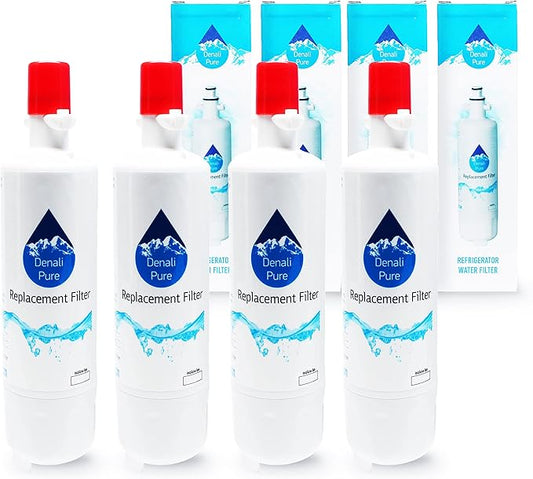 4-Pack Replacement for LG ADQ36006102S Refrigerator Water Filter - Compatible with LG ADQ36006102S Fridge Water Filter Cartridge