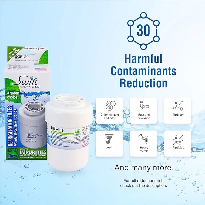 Swift Green Filters SGF-G9 Replacement water filter for MWF, WF287, 46-9991, EFF-6013A,46-9905, (1 Pack) Made in USA