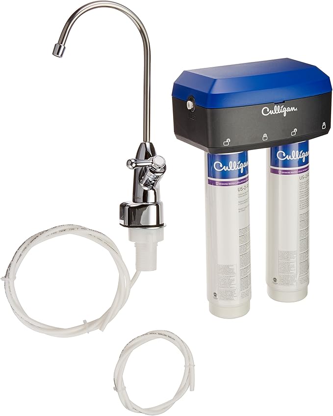 CULLIGAN US-2 2Stage Drink WTR System, 13.58 x 10.23 x 4.52, White
