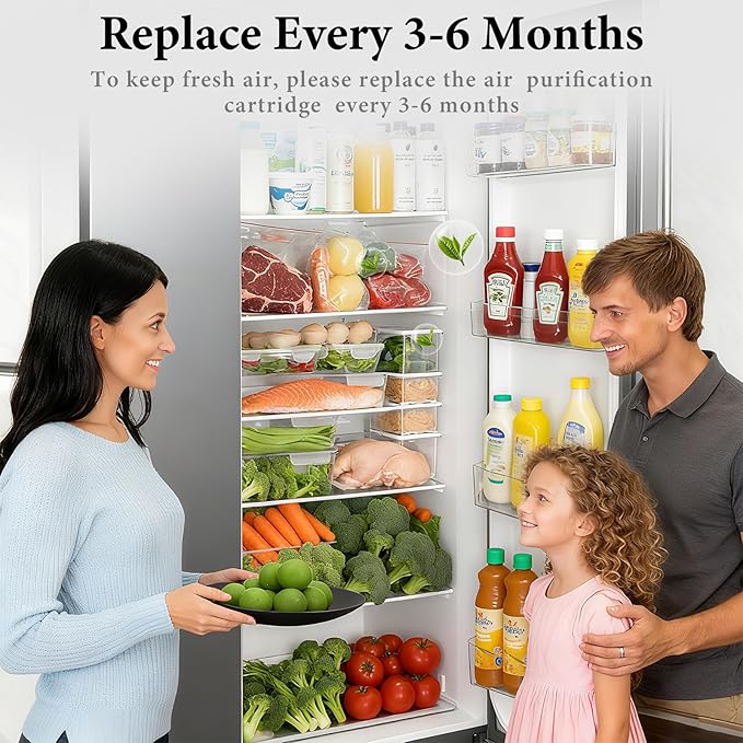 Air Filter Replacement Compatible with Sub-Zero Refrigerator Air Purification Cartridge 7042798, 7007076, 7007067