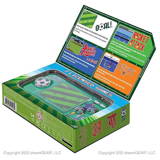 My Arcade All Star Arena Pocket Player- Sports Game Console with 307 Retro Games, Basketball, Soccer, Baseball