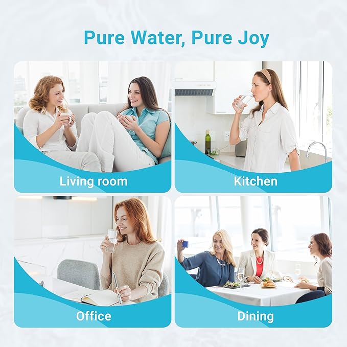 Replacement for Brita® Stream Pitcher Water Filter, Brita® OB05 Filter Pitchers and Dispensers, Pour Through Filters, Upgraded 7-stage Filters, Lasts 2 Months, by AQUA CREST (Pack of 3)