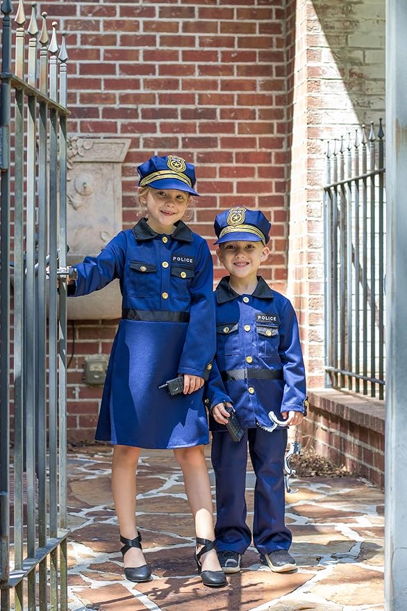 ReliBeauty Girl’s Police Costume Halloween Dress