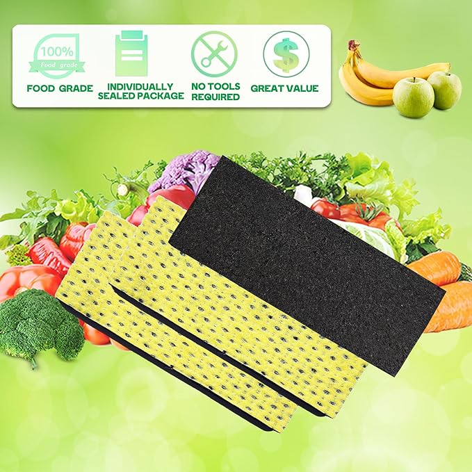 2 Pack Replacements for Frigidaire PureAir PK-2 Produce Keeper Plus FRPAPK2RF; Antioxidant Filter Compatible with GRMC2273BF, GRMC2273BD, GRMG2272BF, GRMN2872AF, GRMS2773AF, GRMC2273CF, GRMC2273CD