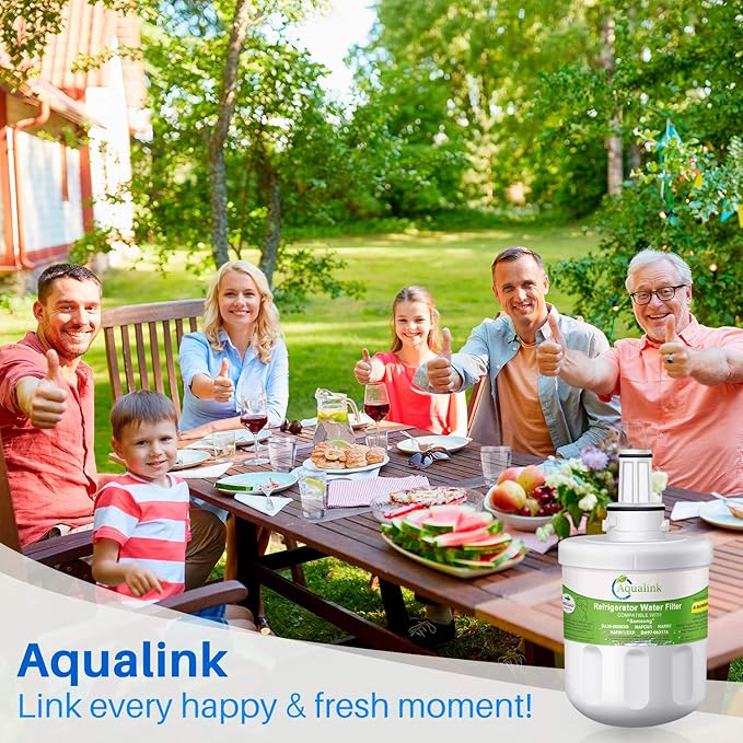 AQUALINK Replacement for Samsung DA29-00003B DA29-00003A, Aqua-Pure Plus DA29-00003D DA29-00003F DA97-06317A, HAFCU1, RWF1100A, WF289, WSS-1 WFC2201 HDX FMS-1