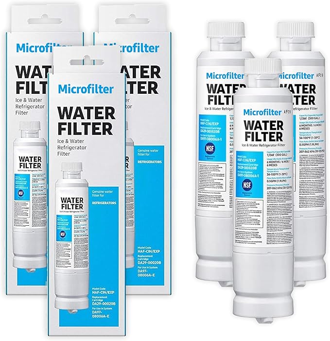 HAF-CIN/EXP DA29 Water Filter Replacement – Compatible with DA29-00020B – Carbon Block 99% Contaminant Reduction – Fresh Water & Ice – 18 Month Life 3 PACK