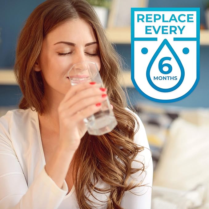 SpiroPure SP-WP500 NSF Certified Refrigerator Water Filter Replacement for 4396508, EDR5RXD1, 9010, 9085, Filter 5, 4396510 (1 Pack)