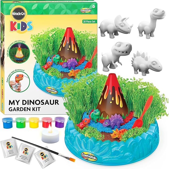 Creative Kids Miracle GRO Dinosaur Garden Kit, Multicolor