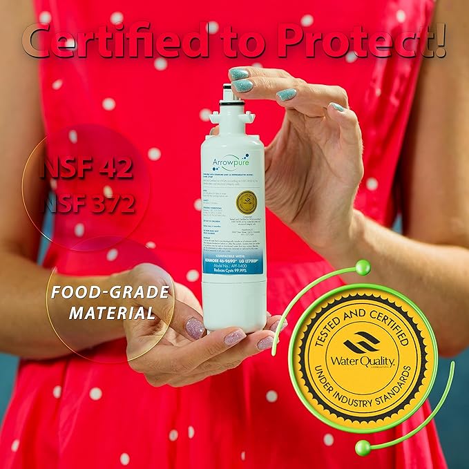 APF-1400 Fits LG Refrigerator Water Filter Replacement for LT700P, ADQ36006101, Kenmore 9690, 46-9690, RWF1200A, RFC1200A, FML-3, LFX25991ST, 3-Pack