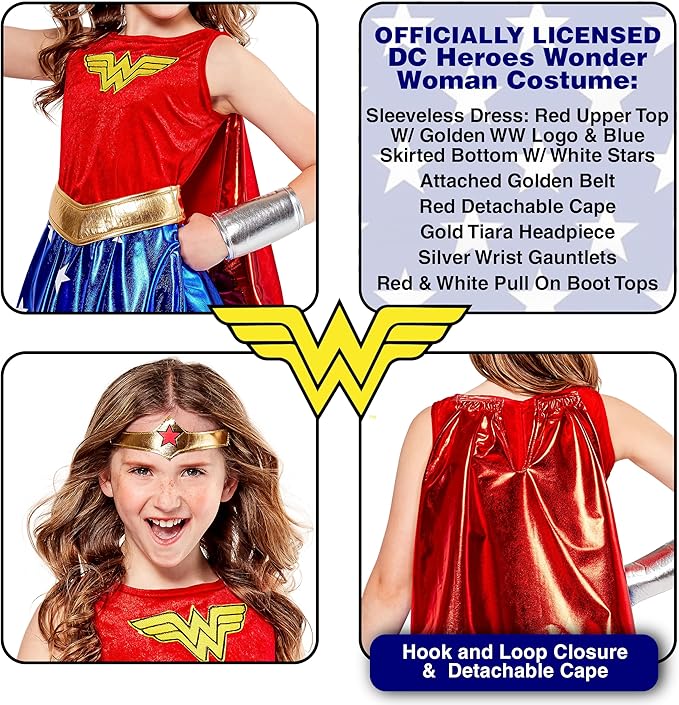 Rubies DC Comics: Wonder Woman Costume for Kids