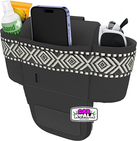 Car Koala Original Front Seat Organizer for the Seat Gap – Built-In Purse Holder, Fits Most Vehicles & Keeps Essentials in Reach