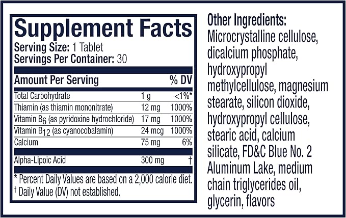 Everydrop Value by Whirlpool, Replacement Water Filter for Samsung DA29-00003G Refrigerator, EVFILTERS1, Single-Pack & Nervive Nerve Health, with Alpha Lipoic Acid, to Fortify Nerve Health