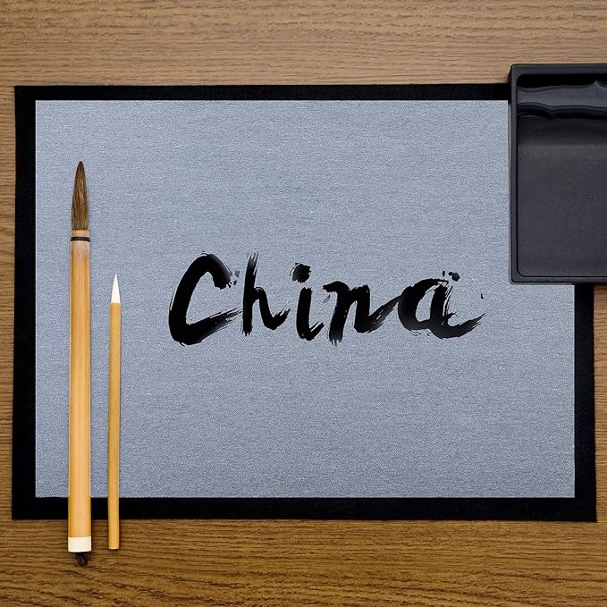 Dianelhall 6 Pieces Water Drawing Writing Cloth Reusable Water Paper Chinese Calligraphy Mat for Students Magic Chinese Calligraphy Practice for Lunar New Year Horse 2026 Chunlian, 17 x 13 Inches