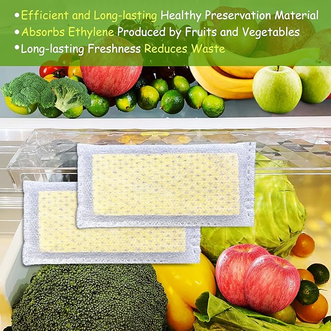 2 Pack Replacements for Frigidaire PureAir PK-2 Produce Keeper Plus FRPAPK2RF; Antioxidant Filter Compatible with GRMC2273BF, GRMC2273BD, GRMG2272BF, GRMN2872AF, GRMS2773AF, GRMC2273CF, GRMC2273CD