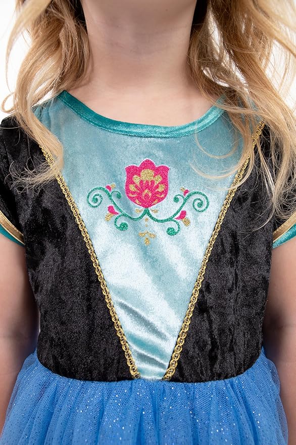 Little Adventures Alpine Princess Party Dress - Machine Washable Child Pretend Play Costume Outfit with No Glitter